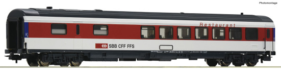 Roco 54168 - H0 Eurocity-Speisewagen der SBB, Ep.VI